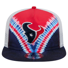 Houston Texans New Era Throwback Dye Golfer Snapback Hat - Red/Navy Hats