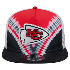 Kansas City Chiefs New Era Throwback Dye Golfer Snapback Hat - Red/Black Hats