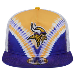 Minnesota Vikings New Era Throwback Dye Golfer Snapback Hat - Gold/Purple Hats