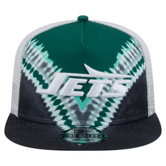 New York Jets New Era Throwback Dye Golfer Snapback Hat - Green/Black Hats
