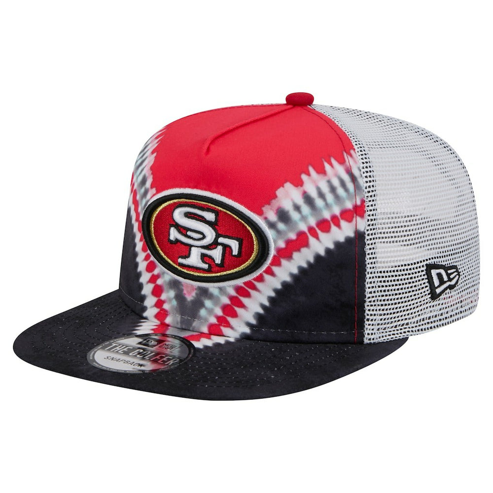 San Francisco 49ers New Era Throwback Dye Golfer Snapback Hat - Scarlet/Black Hats