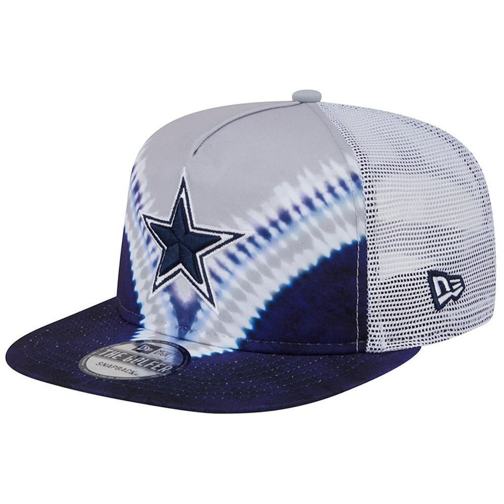Dallas Cowboys New Era Throwback Dye Golfer Snapback Hat - Gray/Navy Hats