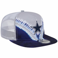 Dallas Cowboys New Era Throwback Dye Golfer Snapback Hat - Gray/Navy Hats