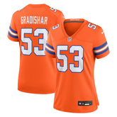 Randy Gradishar Denver Broncos Women's Mile High Collection 1977 Throwback Retired Player Game Jersey - Orange Jerseys