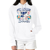 St. Louis Blues G-III 4Her by Carl Banks Women's Flower Logo Pullover Hoodie - White | US 201906117