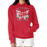 Detroit Red Wings G-III 4Her by Carl Banks Women's Flower Logo Pullover Hoodie - Red | US 201906166
