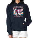 Montreal Canadiens G-III 4Her by Carl Banks Women's Flower Logo Pullover Hoodie - Navy | US 201906178
