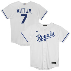 Bobby Witt Jr. Kansas City Royals Nike Preschool Home Replica Player Jersey - White Jerseys