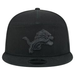 Detroit Lions New Era Adventure Canvas Split Panel 9FIFTY Snapback Hat - Black Hats