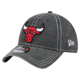 Chicago Bulls Pigment Dyed 9TWENTY Adjustable Hat Black - New Era