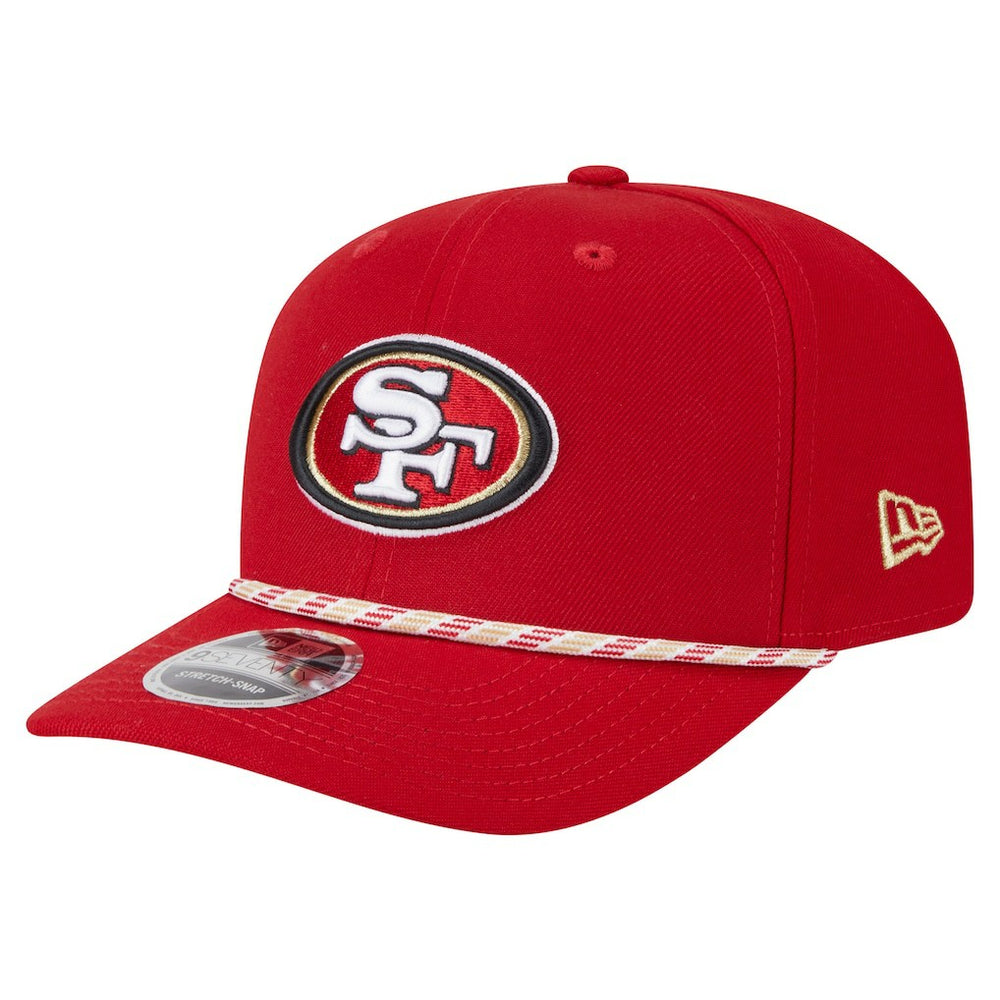 San Francisco 49ers New Era Gameday Multi Rope 9SEVENTY Stretch-Snap Hat - Scarlet Hats
