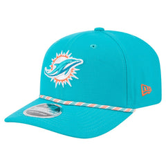 Miami Dolphins New Era Gameday Multi Rope 9SEVENTY Stretch-Snap Hat - Aqua Hats