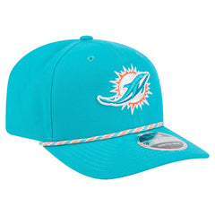 Miami Dolphins New Era Gameday Multi Rope 9SEVENTY Stretch-Snap Hat - Aqua Hats