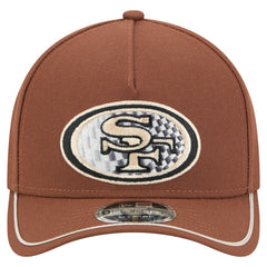 San Francisco 49ers New Era Motorsport 9FORTY Adjustable Hat - Brown Hats