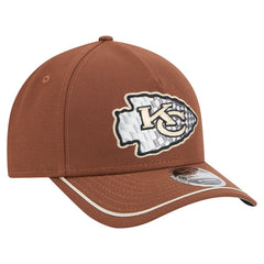 Kansas City Chiefs New Era Motorsport 9FORTY Adjustable Hat - Brown Hats