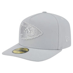 Kansas City Chiefs New Era Color Pack A-Frame 59FIFTY Fitted Hat - Gray Hats
