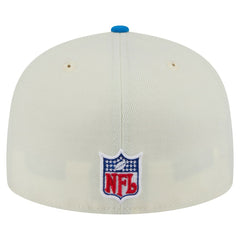 Detroit Lions New Era Main 59FIFTY Fitted Hat - Cream/Blue Hats
