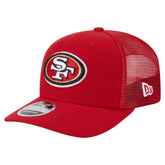 San Francisco 49ers New Era Main Trucker 9SEVENTY Stretch-Snap Hat - Scarlet Hats