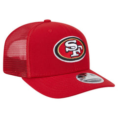 San Francisco 49ers New Era Main Trucker 9SEVENTY Stretch-Snap Hat - Scarlet Hats