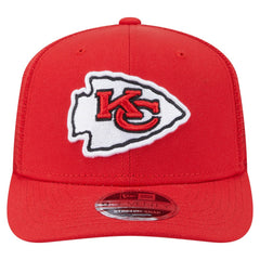 Kansas City Chiefs New Era Main Trucker 9SEVENTY Stretch-Snap Hat - Red Hats