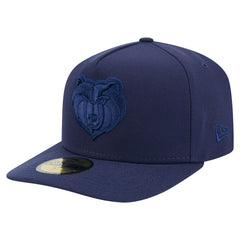 Memphis Grizzlies Colorpack A-Frame Pinch Front 59FIFTY Fitted Hat Navy - New Era