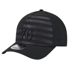 Philadelphia 76ers Game Day Flag A-Frame 9FORTY Adjustable Hat Black - New Era