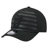 Miami Heat Game Day Flag A-Frame 9FORTY Adjustable Hat Black - New Era