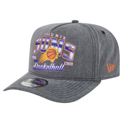 Phoenix Suns Throwback Washed Pre-Curved 9FIFTY Snapback Hat Charcoal - New Era