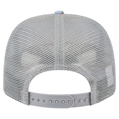 Los Angeles Lakers Adventure Aloha Pattern 9SEVENTY Stretch-Snap Hat Light Blue/Gray - New Era