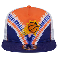 Phoenix Suns Throwback Dye Golfer Snapback Hat Purple/Orange - New Era