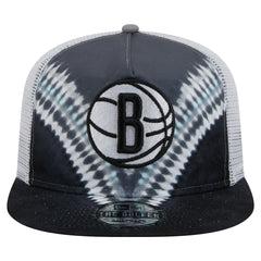 Brooklyn Nets Throwback Dye Golfer Snapback Hat Black/Gray - New Era