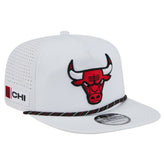 Chicago Bulls Performance Rope Golfer Adjustable Hat White - New Era