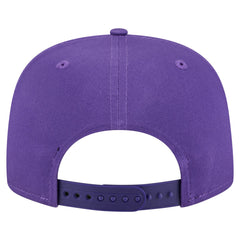 Los Angeles Lakers Team Text Golfer Snapback Hat Purple - New Era
