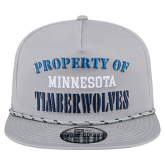 Minnesota Timberwolves Throwback Property Of Golfer Snapback Hat Gray - New Era