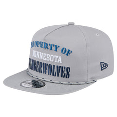 Minnesota Timberwolves Throwback Property Of Golfer Snapback Hat Gray - New Era