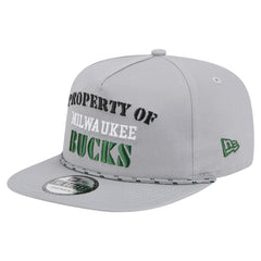 Milwaukee Bucks Throwback Property Of Golfer Snapback Hat Gray - New Era