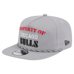 Chicago Bulls Throwback Property Of Golfer Snapback Hat Gray - New Era