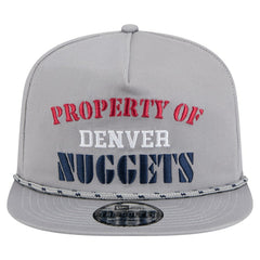Denver Nuggets Throwback Property Of Golfer Snapback Hat Gray - New Era
