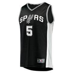 Stephon Castle San Antonio Spurs 2024 NBA Draft Fast Break Player Jersey Icon Edition Black - Fanatics