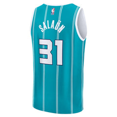 Tidjane Salaun Charlotte Hornets 2024 NBA Draft Fast Break Player Jersey Icon Edition Teal - Fanatics