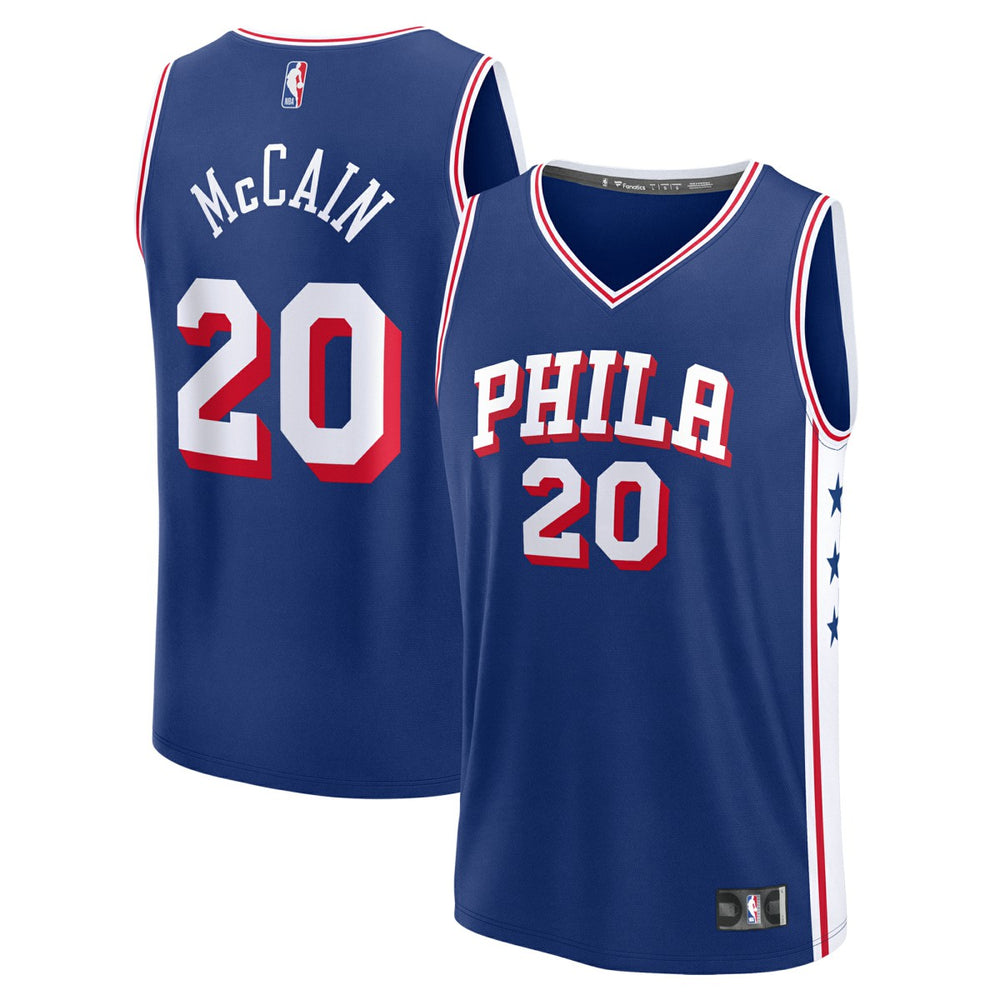 Jared McCain Philadelphia 76ers 2024 NBA Draft Fast Break Player Jersey Icon Edition Royal - Fanatics