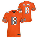 Caleb Williams Chicago Bears Youth Game Jersey - Orange Jerseys