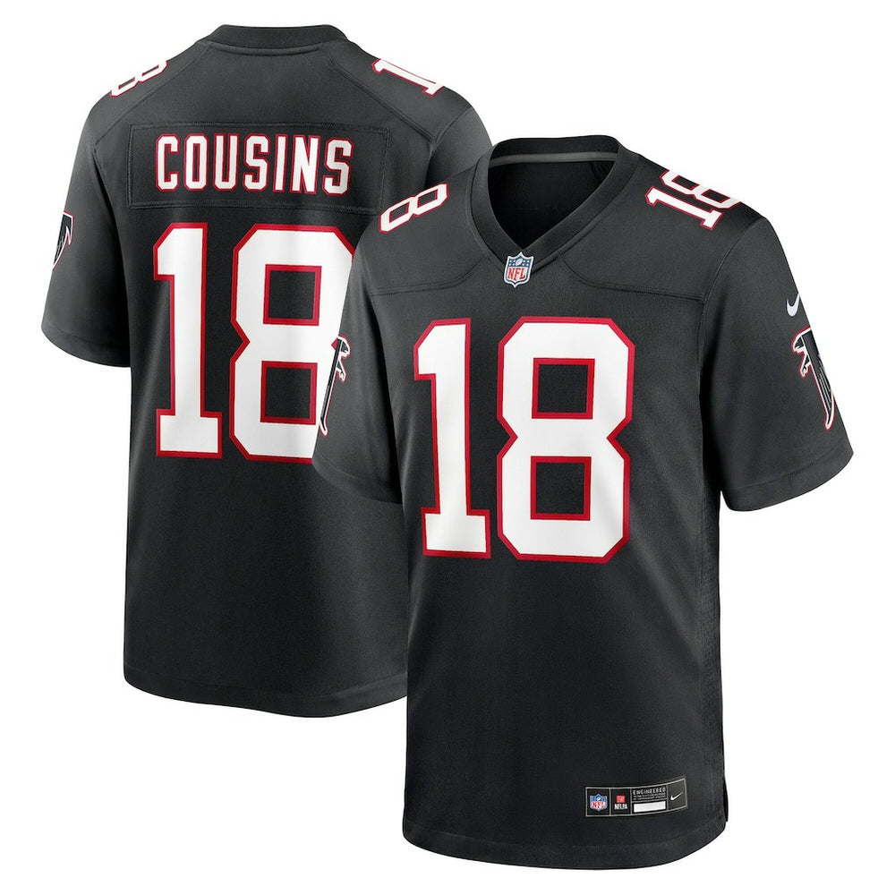 Kirk Cousins Atlanta Falcons Youth Game Jersey - Black Jerseys