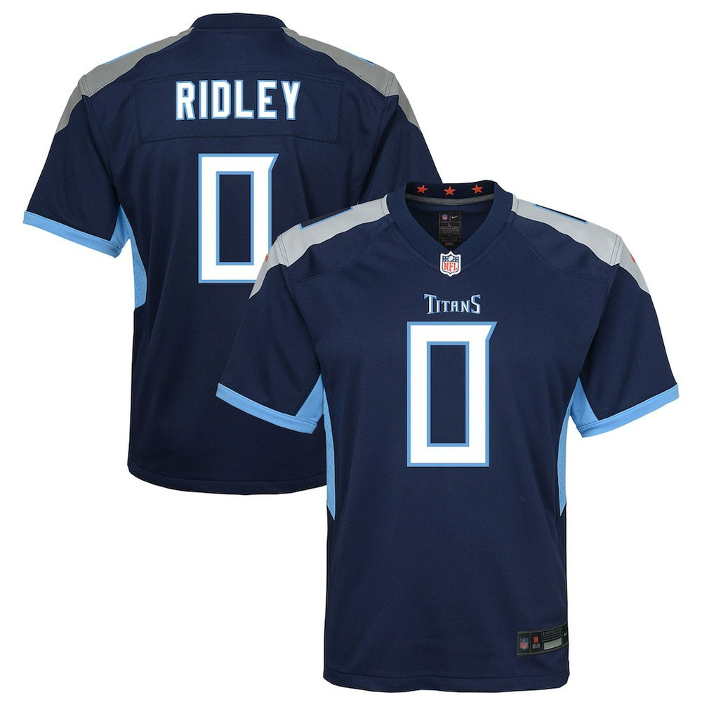 Calvin Ridley Tennessee Titans Youth Game Jersey - Navy Jerseys