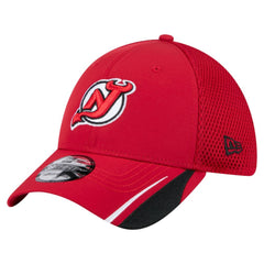 New Jersey Devils New Era Linear Featherweight 39THIRTY Flex Hat - Red | US 201912197
