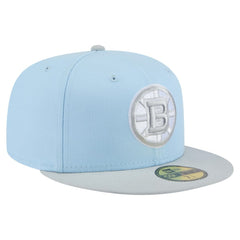 Boston Bruins New Era Color Pack Two-Tone 59FIFTY Fitted Hat - Light Blue/Gray | US 201912237
