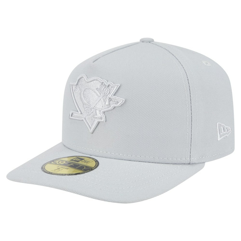 Pittsburgh Penguins New Era Color Pack A-Frame 59FIFTY Fitted Hat - Gray | US 201912242