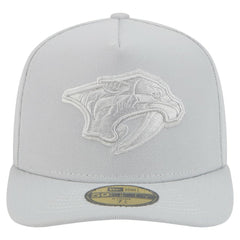 Nashville Predators New Era Color Pack A-Frame 59FIFTY Fitted Hat - Gray | US 201912246