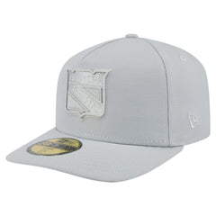 New York Rangers New Era Color Pack A-Frame 59FIFTY Fitted Hat - Gray | US 201912252