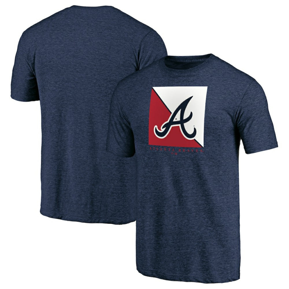 Atlanta Braves Pregame Vibe Tri-Blend T-Shirt - Navy T-shirts